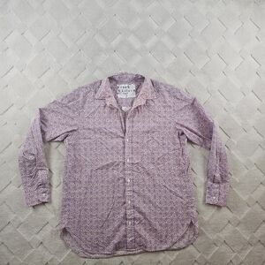 Frank & Eileen Floral Print Joedy Button Up Shirt Womens Small Multi Color